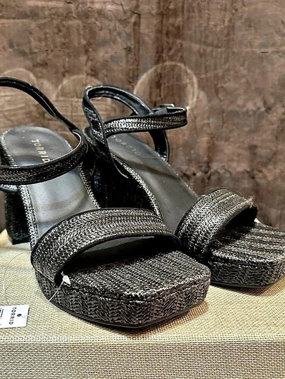 TORRID Platform Block Heel Sandal Black Platform Sandals